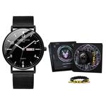 Disney Часы Mickey Series Quartz Movement Watch Men's Watch Black Dial - фото 10