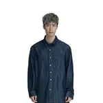 Рубашка мужская темно-синяя Uniqlo, темно-синий - фото 2