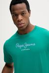 Футболка хлопковая Eggo Pepe Jeans, зеленый - фото 4