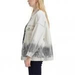 Levis Джинсовая куртка Levi’s женская серая, Gray - фото 4