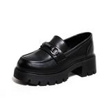 Лоферы женские Ouumeis, черный - фото 2