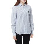 Футболка женская синяя CDG Play - фото 4