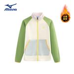 Детские флисовые куртки Mizuno, зеленый - фото 3