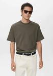 Футболка Mango Basic T-shirt, Dark Brown - фото