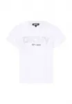 Футболка с принтом Dkny, White - фото