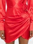 Атласное мини-платье MOOS STUDIO, красный - фото 5