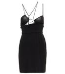 Мини-платье с вырезом Nensi Dojaka, черный - фото