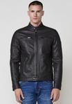 Куртка Koroshi Faux leather jacket, Black - фото