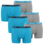 Боксеры HEAD Boxershorts Basic Boxer 6P, цвет White/Blue/Grey - фото