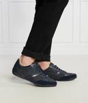 Кроссовки мужские Boss текстильные с добавлением кожи, синий - фото 2