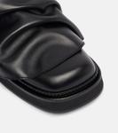 Мини Робин кожаные мюли The Attico, черный - фото 5