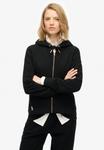 Толстовка Superdry & Co Zip-up sweatshirt, Noir/Black - фото