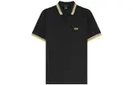 HUGO BOSS Мужская черная поло - фото 3