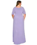 Платье макси Plus Size Eva Pocket L I V D, фиолетовый - фото 3