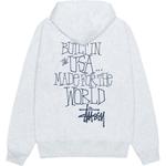 Футболка с капюшоном Stussy, изготовленная в США, черная - фото