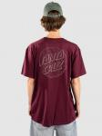 Футболка Santa Cruz Topo Dot T-Shirt, dark cherry - фото 4