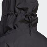 Женская куртка-дождевик Adidas с логотипом, черный - фото 7