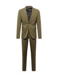 Приталенный костюм Lindbergh, оливковый - фото