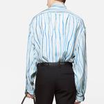 Рубашка в полоску Acne Studios, мультиколор - фото 4