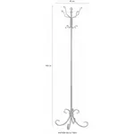 ХАКУ вешалка для одежды Haku, антрацит - фото 2