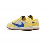 Кроссовки Jordan 1 Retro Low OG SP Travis Scott Canary TD, желтый - фото 4