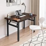 Стол компьютерный Naijia 120x60 см складной, комплект со стулом, утолщенный, теплый белый - фото 6