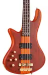 Электрический бас-гитара Schecter Stiletto Studio-8. Левосторонняя, медовый сатин - фото