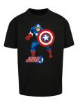 Футболка F4NT4STIC Marvel Avengers Captain America, черный - фото