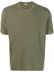 Однотонная футболка Zanone, зеленый - фото