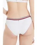 Трусики-Бикини в рубчик с глобальным полосатым рисунком Tommy Hilfiger, белый - фото 3