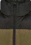 Жилет Urban Classics BLOCK PUFFER VEST, цвет Black/Tiniolive - фото 8