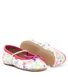 Кожаные балетки Eden с цветочным принтом PèPè, Flowers - фото 6