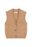 Кардиган Marc O'Polo DENIM SLEEVELESS, Light Almond Melange/Light Brown - фото 6