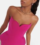 Бюстье из смесовой шерсти Giuseppe di Morabito, фуксия - фото 4