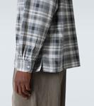 Рубашка из шелка и льна в клетку A.Presse, Check - фото 6