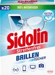 Салфетки для чистки очков без разводов 20 шт. Sidolin - фото