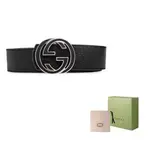 Кожаный ремень GUCCI - фото