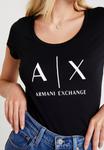 Футболка с принтом Armani Exchange, черный - фото 6