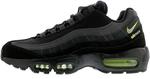Nike Air Max 95 Retro Logo, Black Lt Smoke Grey Volt Dk Smoke Grey - фото