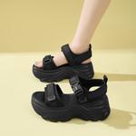 Пляжные сандалии женские черные CARDANRO, бежевые - фото 9