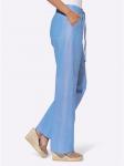 Льняные брюки небесно-голубого цвета Heine - фото 2