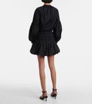 Мини-юбка Nicolette из хлопка Ulla Johnson, Noir - фото 3