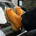 Chi Wolf Желтые ботинки Short Martin мужские - фото 7