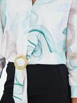 Bigdart Блузка в цвете Petrol, Mint - фото 4