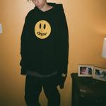 Толстовка Smiley Collection унисекс черная Drew House, черный - фото 3