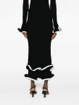 Миди-юбка с рюшами Simkhai, черный - фото 4