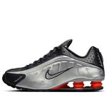 Кроссовки shox r4 'metallic silver red' Nike, серебряный - фото