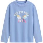 Детская футболка GAP, синий - фото