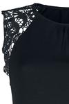 Топ Forplay Sleeve Lace Top, черный - фото 3