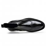 Челси Ботинки Мужские Weishibangwei, цвет Black Fleece-Lined - фото 5